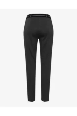 RAPHAELA BY BRAX Jersey-Hose Lillyth anthrazit Slim Fit