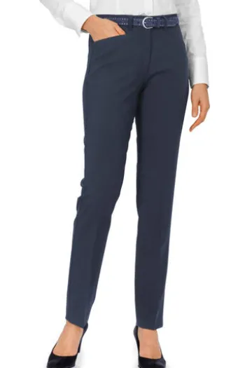 RAPHAELA BY BRAX Tuch-Hose Pauline marine Slim Fit