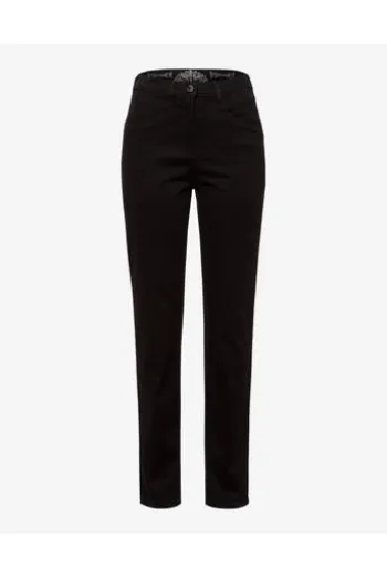 RAPHAELA BY BRAX Winter-Baumwoll-Hose Laura schwarz Slim Fit