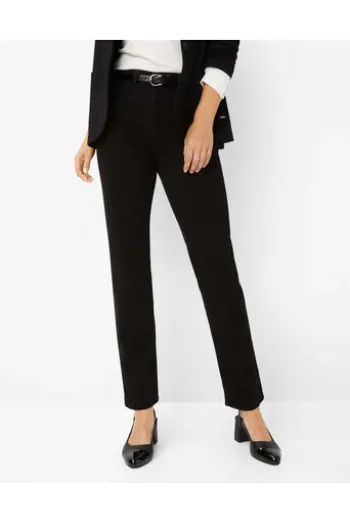 RAPHAELA BY BRAX Winter-Baumwoll-Hose Laura schwarz Slim Fit