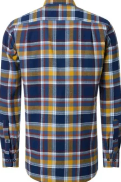 REDMOND Flanell Hemd Orange kariert