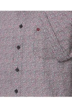 REDMOND Hemd grün kariert Casual Fit Kurzarm