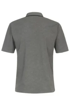 REDMOND Jersey Polo Shirt grau Regular Fit