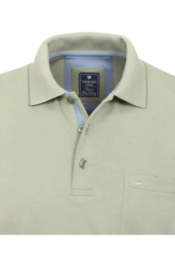 REDMOND Jersey Polo Shirt mint Regular Fit