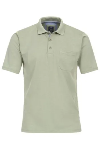 REDMOND Jersey Polo Shirt mint Regular Fit