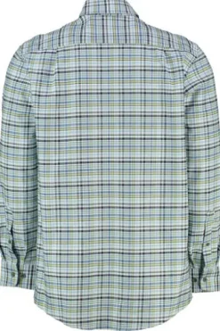 REDMOND Oxford Karo Hemd grün kariert Comfort Fit