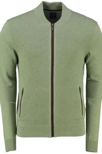 REDMOND Strickjacke grün