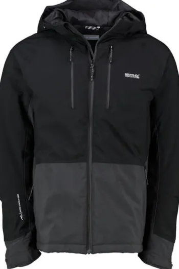REGATTA Jacke Highton schwarz wasserdicht, atmungsaktiv