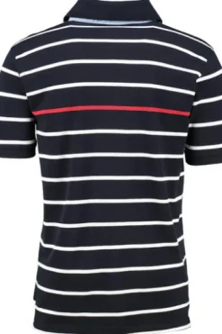 SAILING COMP Polo-Shirt navy gestreift