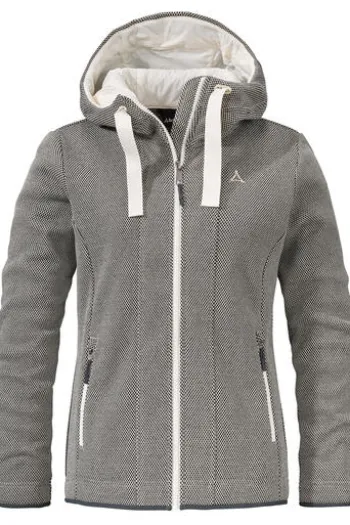 SCHOEFFEL Fleece-Hoody Aurora Grau