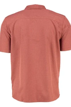 SCHOEFFEL Hemd Circ Dalfoss dark crabapple kariert Regular Fit