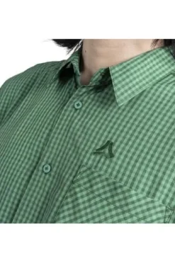 SCHOEFFEL Hemd Circ Dalfoss fir green kariert Regular Fit