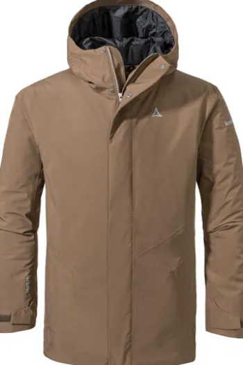 SCHOEFFEL Parka Froda coffee winddicht, wasserdicht, atmungsaktiv