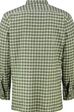SKOGEN Flanell Hemd oliv kariert Regular Fit Langarm