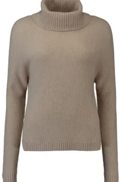 S.MARLON Kaschmir-Rollkragen-Pullover beige