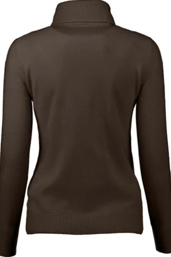 S.MARLON Rollkragen Cashmere Pullover braun