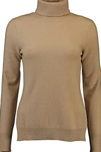 S.MARLON Rollkragen Cashmere Pullover nougat
