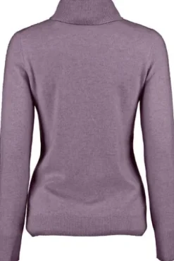 S.MARLON Rollkragen Pullover flieder aus hochwertigem Cashmere