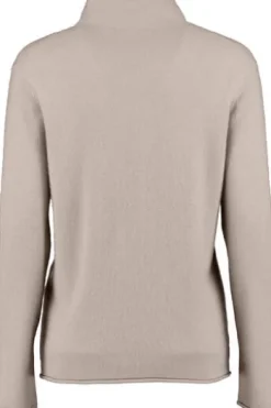 S.MARLON Stehkragen- Pullover marzipan aus hochwertigem Cashmere
