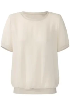 SOMMERMANN Blusenshirt natur Kurzarm