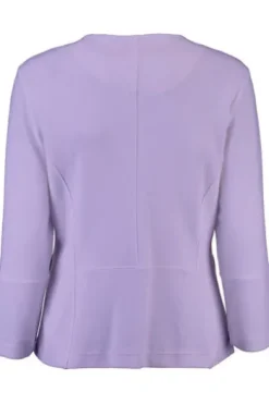 SOMMERMANN Jersey-Jacke lavendel 3/4-Arm in modischer Struktur-Qualität