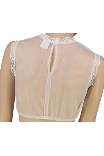 SPIETH & WENSKY Dirndlbluse natur Ohne Arm Drama