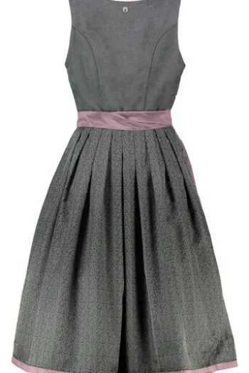 SPIETH & WENSKY Dirndl Ephyra Midi Grau-flieder