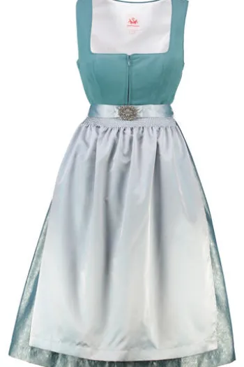 SPIETH & WENSKY Dirndl türkis Fee (70 cm)
