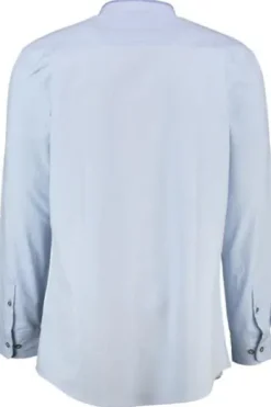 SPIETH & WENSKY Hemd Falkensee hellblau einfarbig Slim Fit