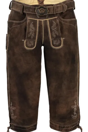 SPIETH & WENSKY Leder-Kniebundhose Ottfried nutria Ziegenleder