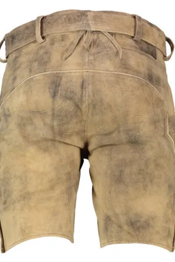 SPIETH & WENSKY Leder Shorts Gramming fungi