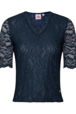 SPIETH & WENSKY Spitzenshirt Arktis marine 1/2-Arm