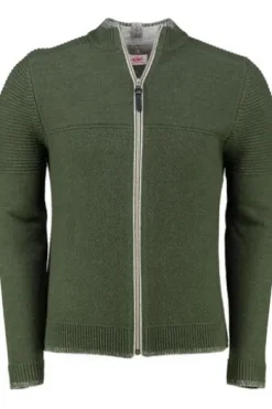SPIETH & WENSKY Strickjacke Beuren oliv