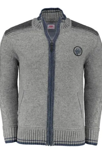 SPIETH & WENSKY Strickjacke Betzbach grau