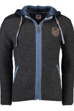 SPIETH & WENSKY Strickjacke Dakar anthrazit