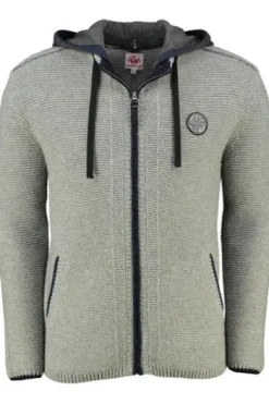 SPIETH & WENSKY Strickjacke Echo hellgrau