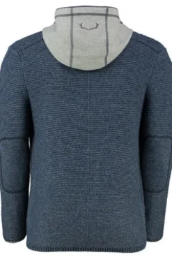 SPIETH & WENSKY Strickjacke Echo jeansblau