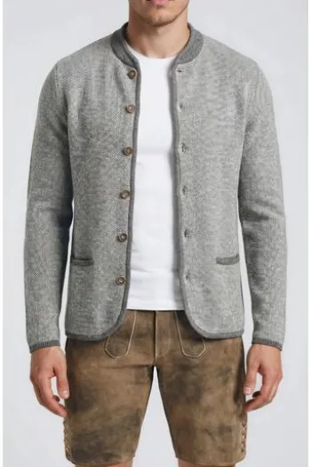 SPIETH & WENSKY Strickjacke Felicio anthrazit