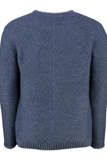 SPIETH & WENSKY Strickjacke Heidenheim jeansblau einfarbig