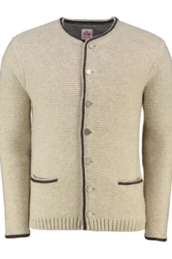 SPIETH & WENSKY Strickjacke Heidenheim natur einfarbig