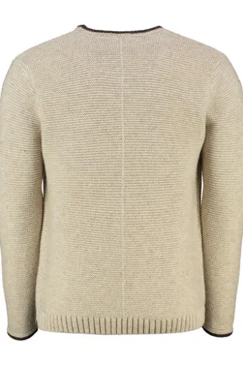 SPIETH & WENSKY Strickjacke Heidenheim natur einfarbig