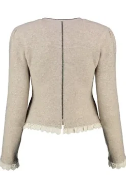 SPIETH & WENSKY Strickjacke Karline natur