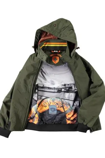 WELLENSTEYN College Jacke Sommer-COLL-825 darkarmy/black/black