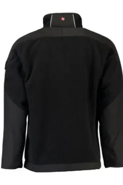 WELLENSTEYN Jet-Fleece-Jacke JJ-10 schwarz windabweisend, wasserabweisend, atmungsaktiv