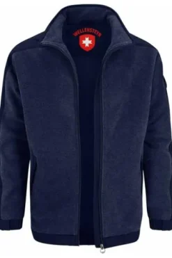 WELLENSTEYN Jet-Fleecejacke dunkelblau