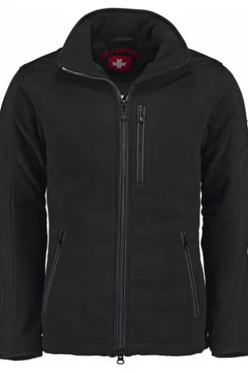WELLENSTEYN Jet-Fleece-Sport-Jacke JJS-10 black/black windabweisend, wasserabweisend, atmungsaktiv