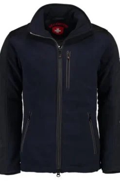 WELLENSTEYN Jet-Fleece-Sport-Jacke JJS-10 darknavy/titan windabweisend, wasserabweisend, atmungsaktiv