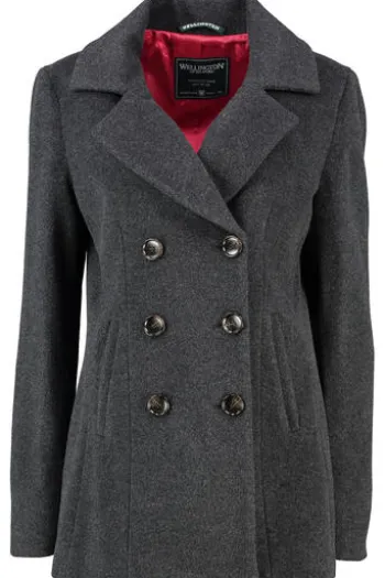 WELLINGTON OF BILMORE Caban-Jacke Leonie anthrazit in Woll-Kaschmir Qualität