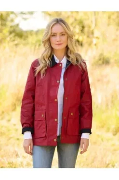 WELLINGTON OF BILMORE Wachsjacke Queensberg red